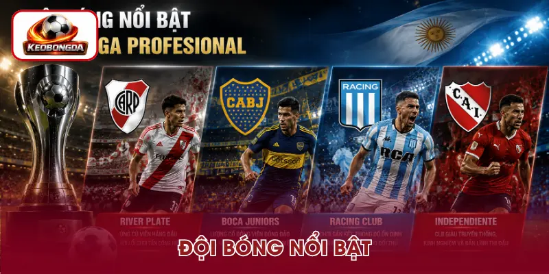Các đội bóng hàng đầu tại Liga Profesional 