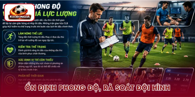 Rèn phong độ và rà soát lực lượng