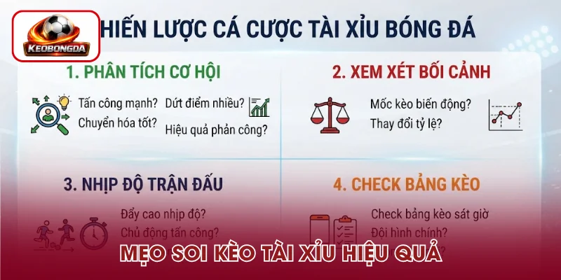 Soi kèo Tài Xỉu đơn giản, dễ ẵm thưởng lớn